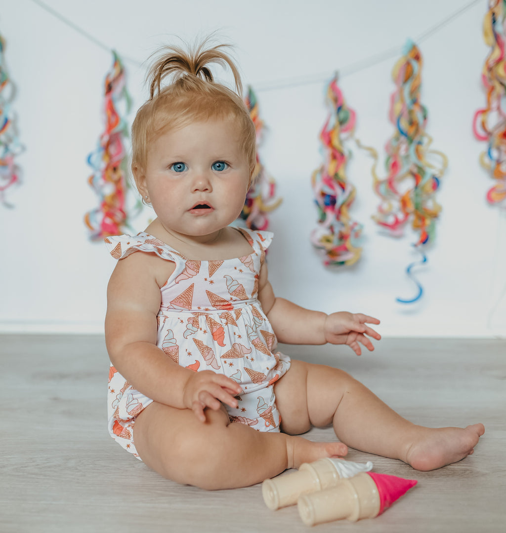 ICE CREAM DREAMZZZ DREAM BUBBLE ROMPER DREAM BIG LITTLE CO