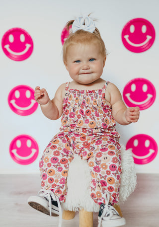 SOCIAL BUTTERFLY DREAM SMOCKED JUMPSUIT