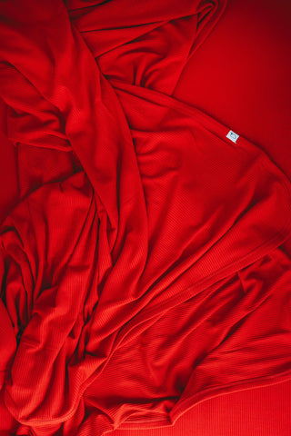 RED RIB DREAM BLANKET (60x 70)