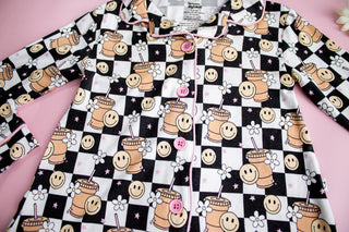 SMILEY CUP OF CHECKERS GIRL'S DREAM GOWN