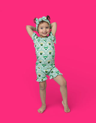 CLOVER & COINS DREAM RUFFLE SHORT SET