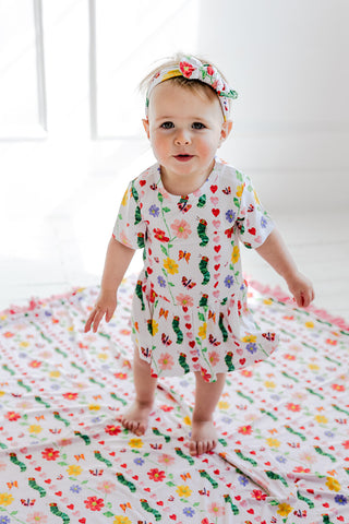 LOVEBUG BLOOMS DREAM BODYSUIT DRESS