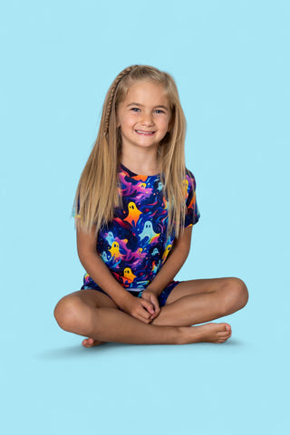 GLOWIN' GHOSTIES DREAM SHORT SET