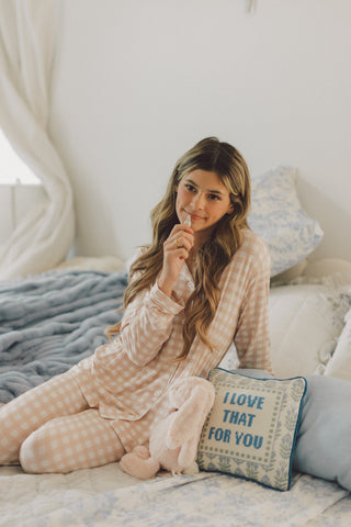 CHARLIE'S CHECKS DREAM GIRL'S FLARE SET