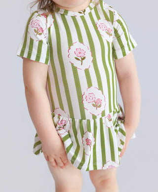 ROSIE'S MEADOW STRIPES DREAM BODYSUIT DRESS