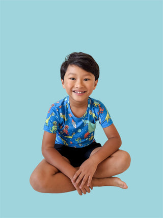 ASTRO-DINO DREAM POCKET TEE