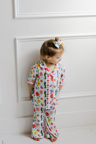 LOVEBUG BLOOMS DREAM GIRL'S FLARE SET