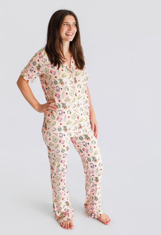 IN THE GARDEN WOMEN'S DREAM SHORT TOP FLARE SET