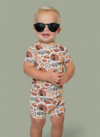 HAYRIDE AND HARVEST DREAM SHORT SET