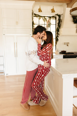 PEPPERMINT PLAID DREAM MEN'S PANTS