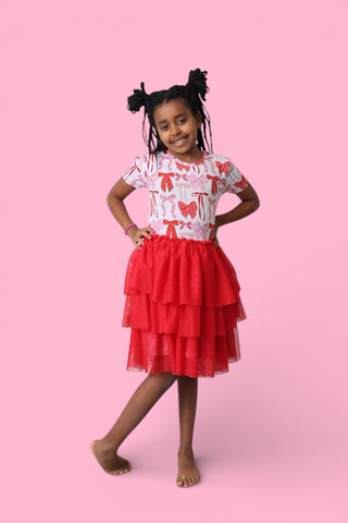 BE MINE BOWS DREAM TUTU DRESS