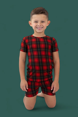 TARTAN CHEER DREAM SHORT SET