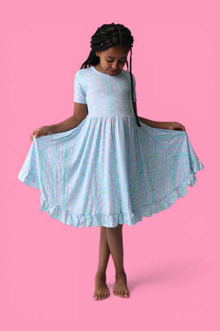 WHIMSY TULIP DREAM RUFFLE DRESS