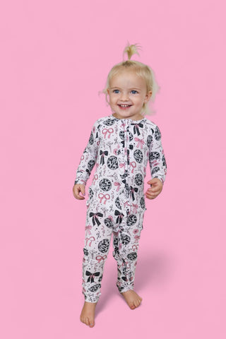 MIDNIGHT DISCO DARLING DREAM RUFFLE ROMPER