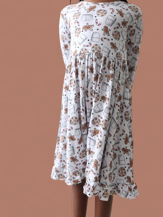 MILK & MERRY DREAM RUFFLE DRESS