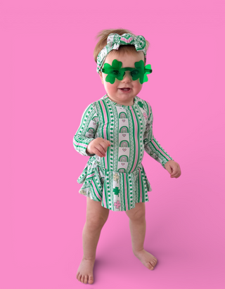 LUCKY RAINBOW RIBBONS DREAM BODYSUIT DRESS