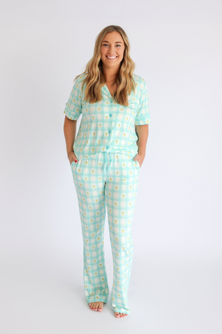 CITRUS GINGHAM WOMEN'S FLARE DREAM SET