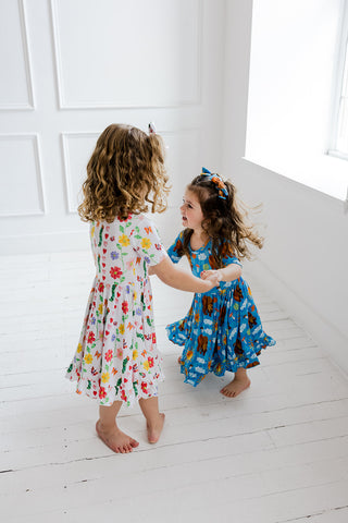LOVEBUG BLOOMS DREAM RUFFLE DRESS