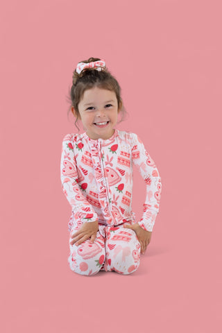 BERRY SWEET BIRTHDAY DREAM RUFFLE ROMPER