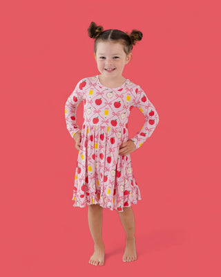 PENCILS & BOWS DREAM RUFFLE DRESS