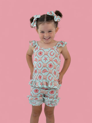 COASTAL COWGIRL DREAM RUFFLE TANK