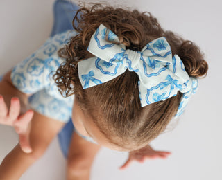 MERMAID MEDALLIONS DREAM BOW HAIR CLIPS