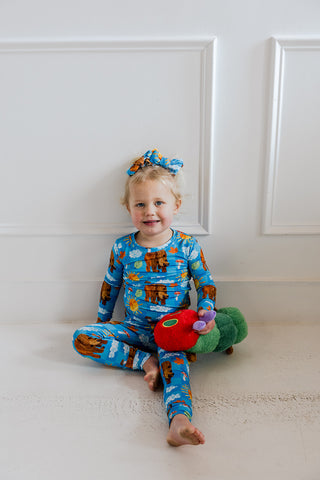 BEAR-Y BLUE SKIES DREAM BOW HAIR CLIPS