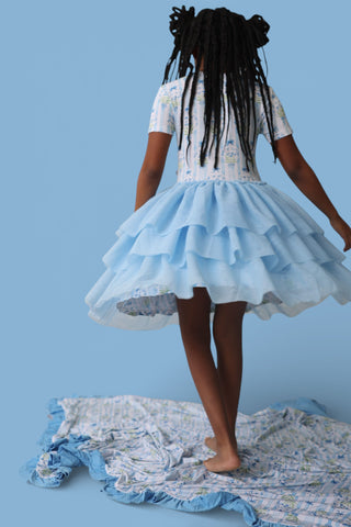 HEIRLOOM BLUE BLOOMS DREAM TUTU DRESS