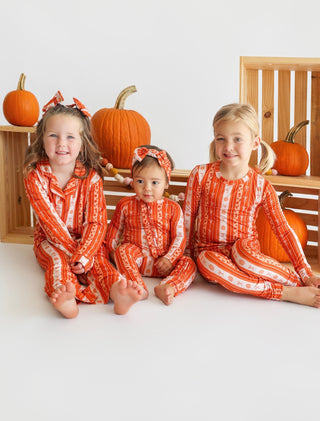 PUMPKIN PATCH BOWS DREAM GIRL'S FLARE SET