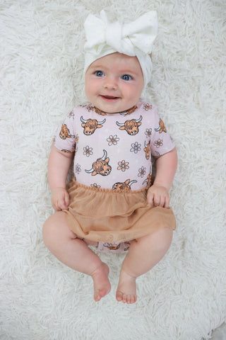 EXCLUSIVE HIGHLAND CUTIE DREAM TUTU SHORT SLEEVE BODYSUIT DRESS