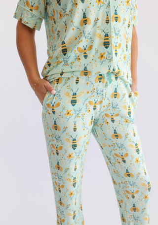 BUZZ & BLOOM WOMEN'S SHORT SLEEVE FLARE DREAM SET