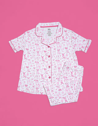 PINK PUPPY TOILE DREAM GIRL'S FLARE SET