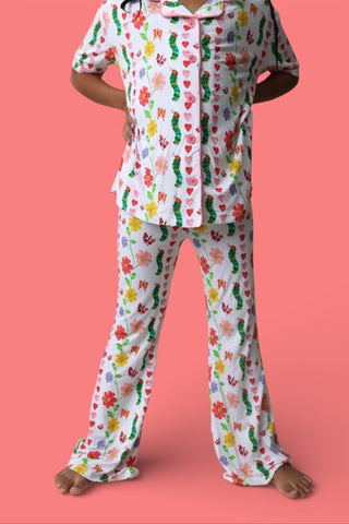 LOVEBUG BLOOMS DREAM GIRL'S FLARE SET