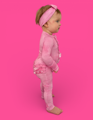 PINK DAYDREAM DREAM RUFFLE ROMPER