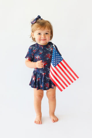 RED, WHITE & BOOM DREAM BODYSUIT DRESS