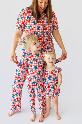 STAR-SPANGLED CHERRIES WOMEN'S DREAM FLARE SET