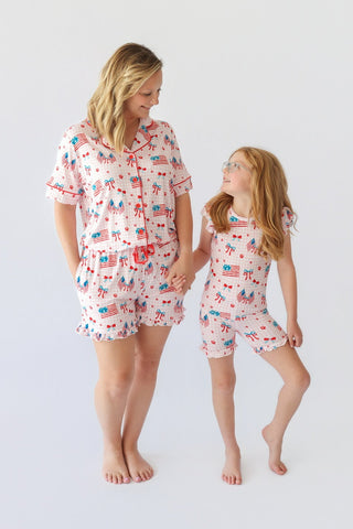STAR-SPANGLED SWEETHEART WOMEN’S DREAM SHORT SET