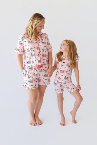 STAR-SPANGLED SWEETHEART DREAM RUFFLE SHORT SET
