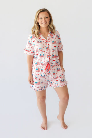 STAR-SPANGLED SWEETHEART WOMEN’S DREAM SHORT SET