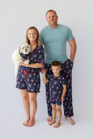RED, WHITE & BOOM WOMEN’S DREAM SHORT SET