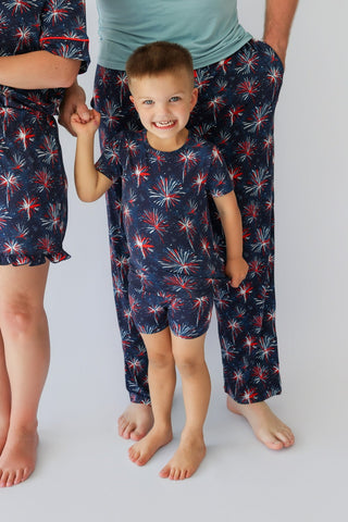 RED, WHITE & BOOM DREAM SHORT SET