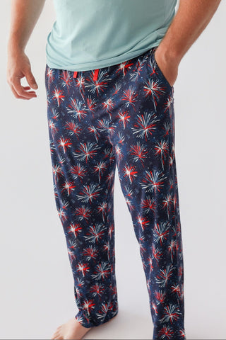 RED, WHITE & BOOM DREAM MEN'S PANTS