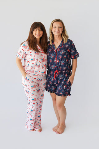 RED, WHITE & BOOM WOMEN’S DREAM SHORT SET