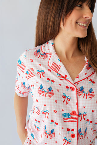 STAR-SPANGLED SWEETHEART WOMEN'S DREAM FLARE SET