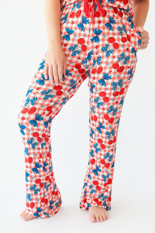 STAR-SPANGLED CHERRIES WOMEN'S DREAM FLARE SET