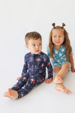 LITTLE LIBERTY STARS DREAM SHORT SET