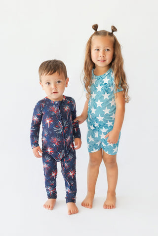 LITTLE LIBERTY STARS DREAM SHORT SET