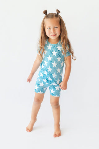 LITTLE LIBERTY STARS DREAM SHORT SET