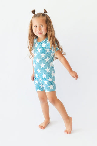 LITTLE LIBERTY STARS DREAM SHORT SET