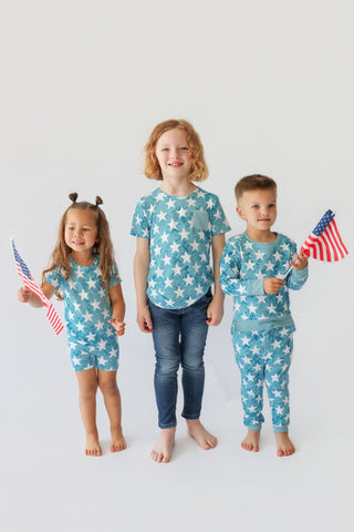 LITTLE LIBERTY STARS DREAM POCKET TEE